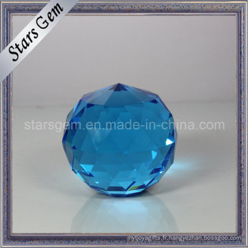 Boule de verre de grande taille de décoration de vacances